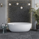 Slate Black 24x48 Matte Porcelain Large Format Tile (2 pack, 15.55 sq ft/case) - Sample