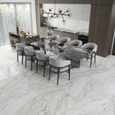 White with Gray Vein 24x48 Polished Porcelain Large Format Tile (2 pack, 15.42 sq ft/case)