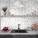 White 12x12 Matte Uniform Square Porcelain Mosaic Tile (11 pack, 10.76 sq ft/case)