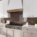 Brown 9x13 Polished Hexagon Porcelain Mosaic Tile (9 pack, 7.09 sq ft/case)