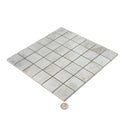 Light Cream Beige 12x12 Lappato Square Porcelain Mosaic Tile (5 pack, 4.84 sq ft/case) by Apollo Tile