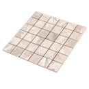 Beige 12x12 Matte Uniform Square Porcelain Mosaic Tile (6 pack, 5.81 sq ft/case) - Sample