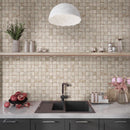 Beige 12x12 Matte Uniform Square Porcelain Mosaic Tile (6 pack, 5.81 sq ft/case)