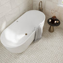Stone Beige 12x12 Matte Uniform Square Porcelain Mosaic Tile (6 pack, 5.81 sq ft/case) - Sample