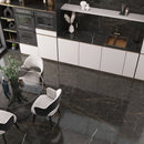 Sable Black 24x48 Polished Porcelain Large Format Tile (2 pack, 15.55 sq ft/case)