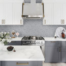 Gray 12x12 Matte Uniform Square Porcelain Mosaic Tile (11 pack, 10.65 sq ft/case)