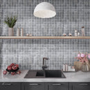 Gray 12x12 Matte Uniform Square Porcelain Mosaic Tile (11 pack, 10.65 sq ft/case)