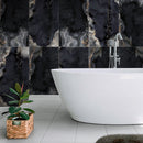 Black 24x48 Lappato Porcelain Large Format Tile (2 pack, 15.5 sq ft/case)