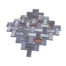 Blue 12x12 Matte Basketweave Porcelain Mosaic Tile (5 pack, 4.84 sq ft/case)