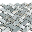Green 12x12 Matte Basketweave Porcelain Mosaic Tile (5 pack, 4.84 sq ft/case)