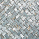 Green 12x12 Matte Basketweave Porcelain Mosaic Tile (5 pack, 4.84 sq ft/case)