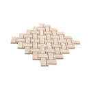 Crepe Pink 12x12 Matte Basketweave Porcelain Mosaic Tile (5 pack, 4.84 sq ft/case)