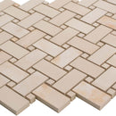 Crepe Pink 12x12 Matte Basketweave Porcelain Mosaic Tile (5 pack, 4.84 sq ft/case)