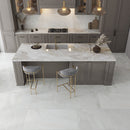 Alabaster White 24x48 Lappato Porcelain Large Format Tile (2 pack, 15.5 sq ft/case)