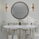 Alabaster White 12x12 Matte Basketweave Porcelain Mosaic Tile (5 pack, 4.84 sq ft/case) - Sample