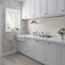 Light Taupe Beige 24x48 Polished Porcelain Large Format Tile (2 pack, 15.55 sq ft/case)