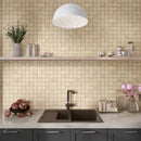 Sand Beige 12x12 Matte Uniform Square Porcelain Mosaic Tile (11 pack, 10.65 sq ft/case) - Sample