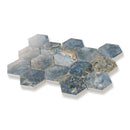 Hale Navy 9x13 Polished Hexagon Porcelain Mosaic Tile (9 pack, 7.09 sq ft/case)