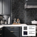 Black 36x36 Lappato Square Porcelain Large Format Tile (2 pack, 17.4375 sq ft/case)