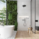 White 12x36 Matte Floral Ceramic Large Format Tile (4 pack, 11.63 sq ft/case)
