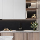 Black 12x36 Matte Ceramic Large Format Tile (4 pack, 11.62 sq ft/case)
