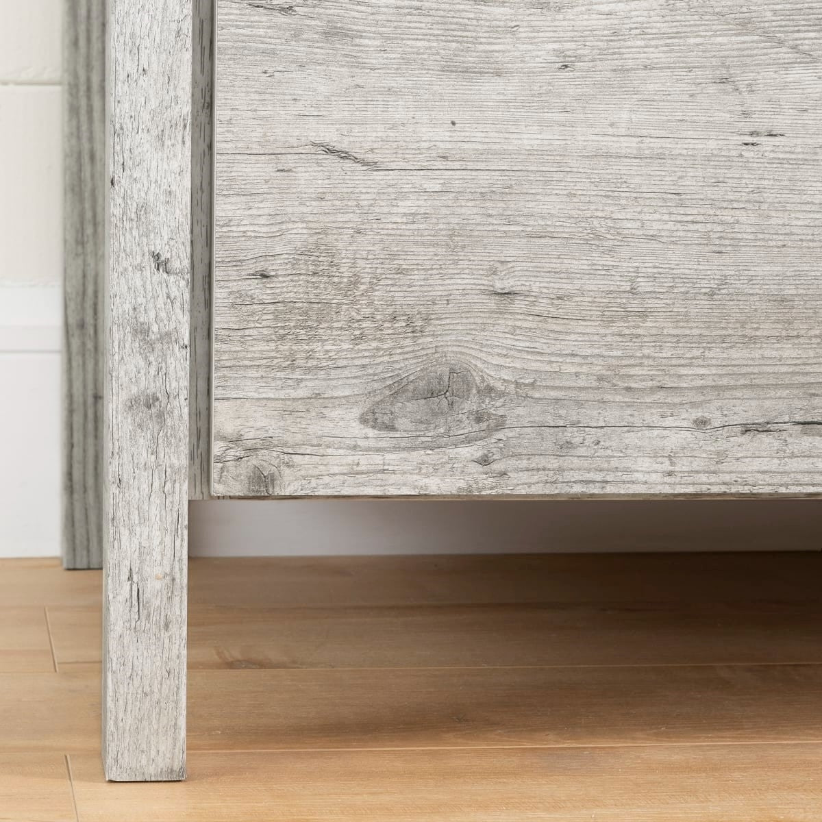 Modern Washed Pine 6 Drawer Double Dresser, photo 3 of 3