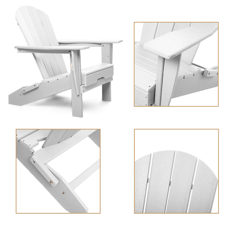 Heritage Folding Adirondack Chair by ResinTEAK