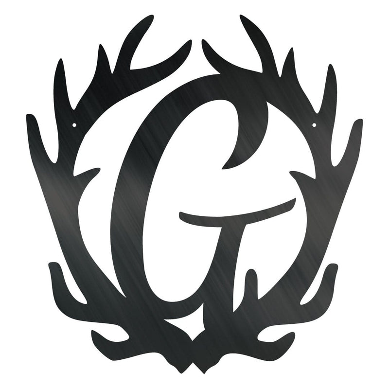 Initial Antler Monogram