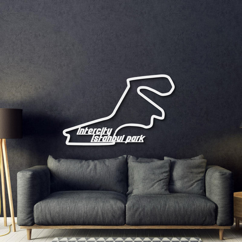 Intercity Istanbul Park Formula 1 Metal Circuit Wall Art - MT0995