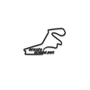 Intercity Istanbul Park Formula 1 Metal Circuit Wall Art - MT0995