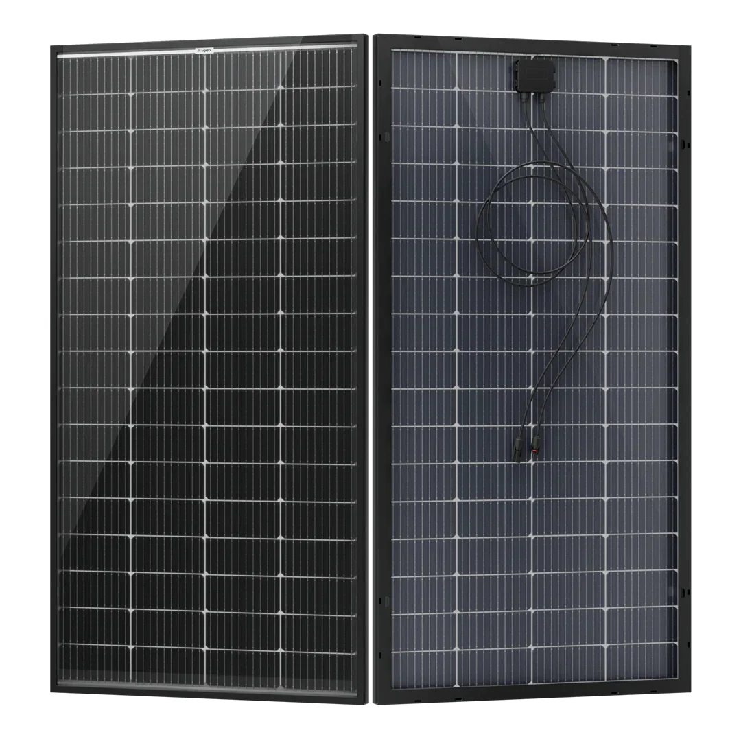 BougeRV 200 Watt Rigid Bifacial 10BB Mono Solar Panel, photo 9 of 13