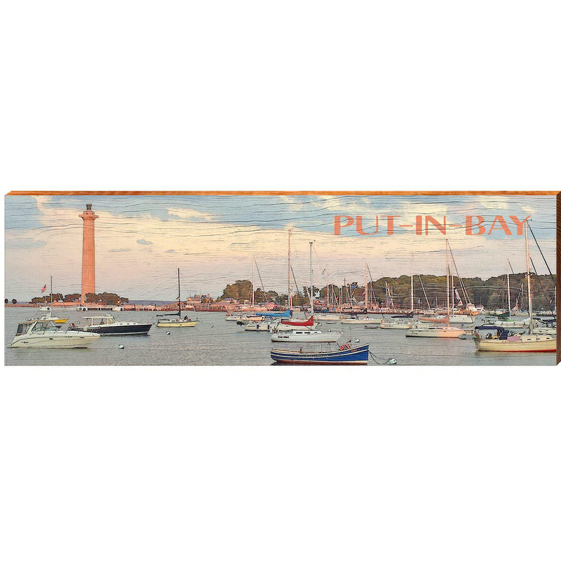 Harbor Custom | Wall Art Print on Real Wood