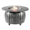 Aluminum 44-in Round Propane Fire Table with Beads, Covers and Lid