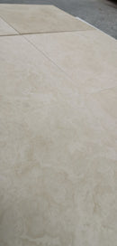 Ivory Travertine 12" x 12" Polished Tile