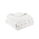 Twin/Twin XL 2-Piece Ivory Pompom Microfiber Comforter Set