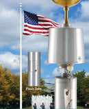 Aluminum Flagpole with Internal Cable Winch | Heavy-Duty, Made in USA, Lifetime Warranty