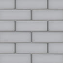 MSI Ice Bevel Glass Tile 4"x12"