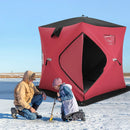 Portable 2 Person Ice Shanty with Cotton Padded Walls by LJGDeals