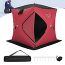 Portable 2 Person Ice Shanty with Cotton Padded Walls by LJGDeals