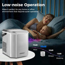 Ice Maker Countertop with Self-Cleaning for Home Kitchen Office Party by LJGDeals