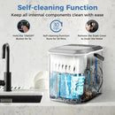 Ice Maker Countertop with Self-Cleaning for Home Kitchen Office Party by LJGDeals