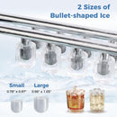 Ice Maker Countertop with Self-Cleaning for Home Kitchen Office Party by LJGDeals