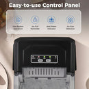 Ice Maker Countertop with Self-Cleaning for Home Kitchen Office Party by LJGDeals