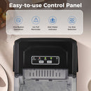 Countertop Ice Maker with Self-Cleaning for Home & Office