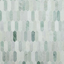 MSI Icelandic Green Picket Marble Mosaic Wall and Floor Tile 10"x13.8"