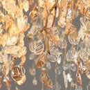 Idyllic Glass Leaves Chandelier