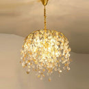 Idyllic Glass Leaves Chandelier