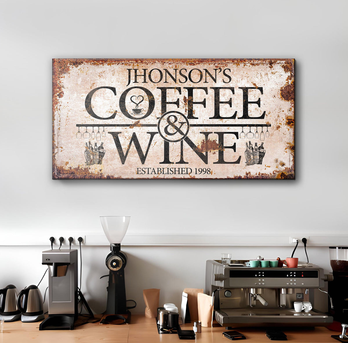Coffee and Wine Sign II, photo 2 of 8