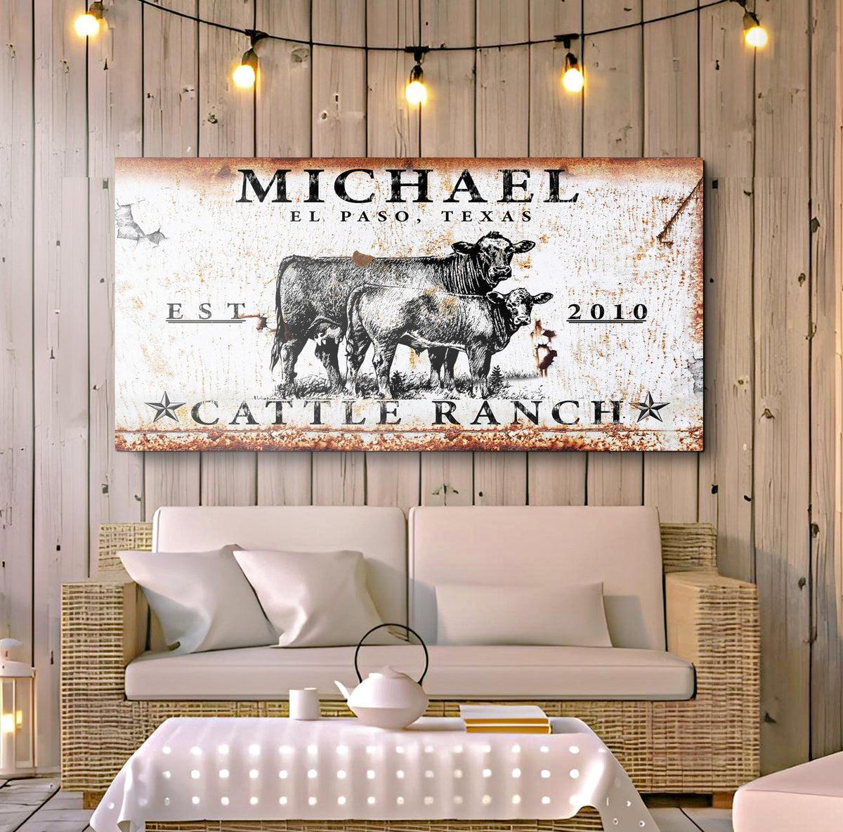 Cattle Ranch Sign II, photo 3 of 9