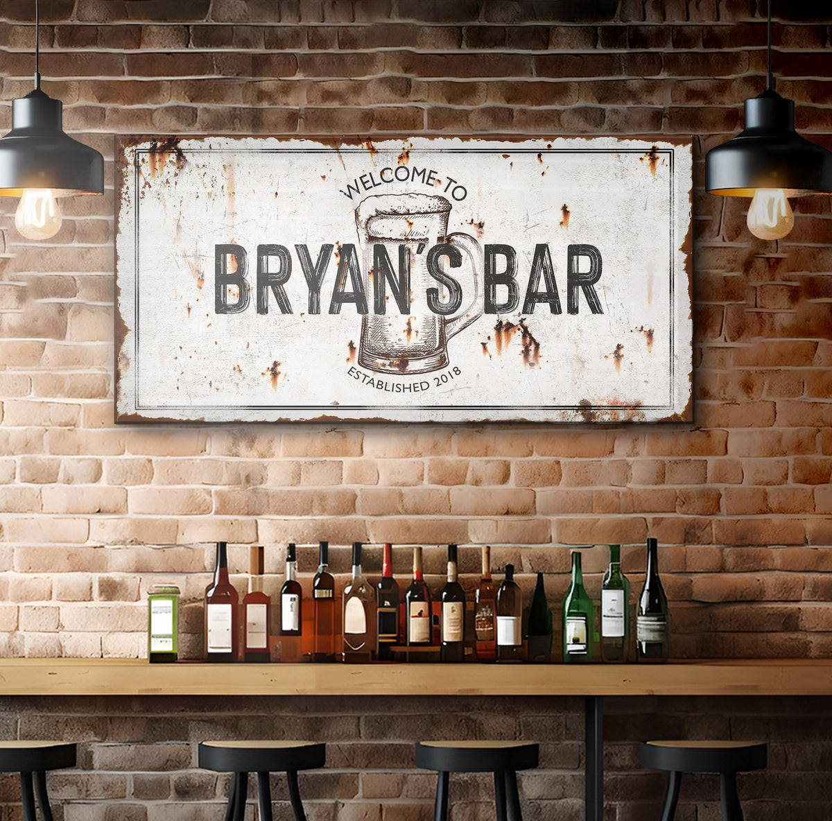 Beer Barrel Bar Sign II, photo 2 of 8
